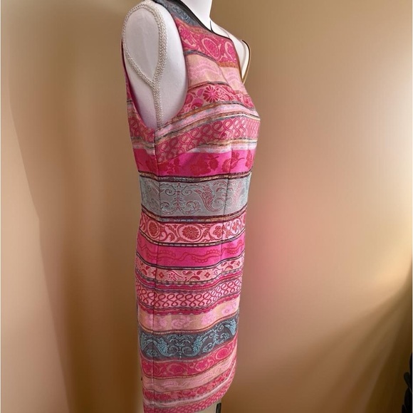 Chetta B, multicolor, sleeveless, kneel length, size 8, great condition - Picture 6 of 16